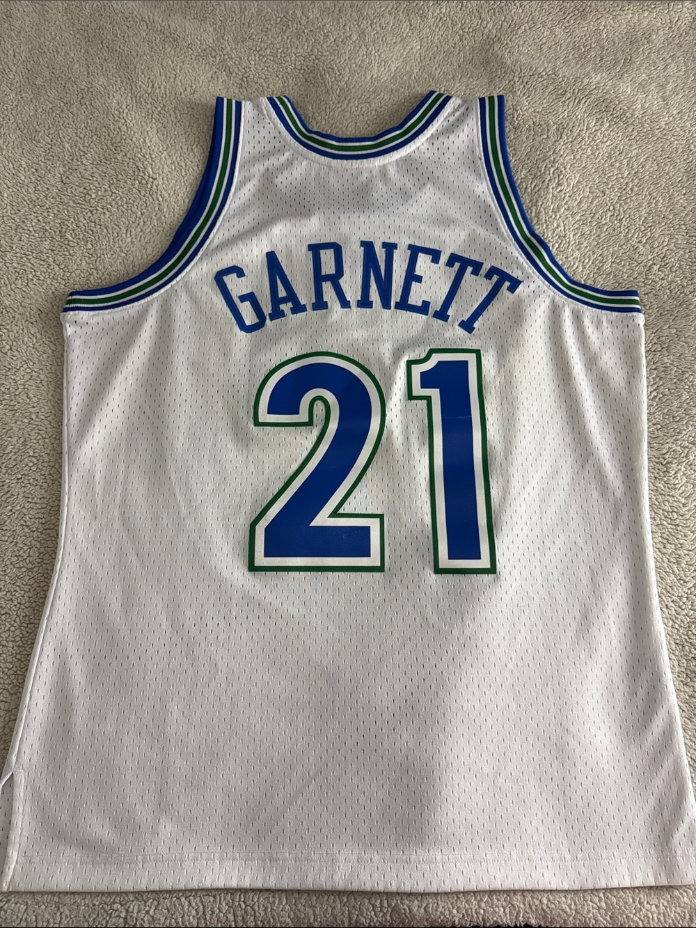 Minnesota Timberwolves #21 Kevin Garnett 1995-96 NBA Hardwood Classics Jersey